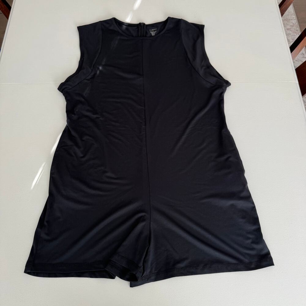 Varley Milling Playsuit Black NWOT Sleeveless Size Large Romper Casual Stretch - Picture 3 of 9